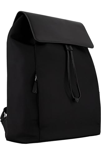 Vince Women’s Drayton Nylon Flap Backpack for Travel