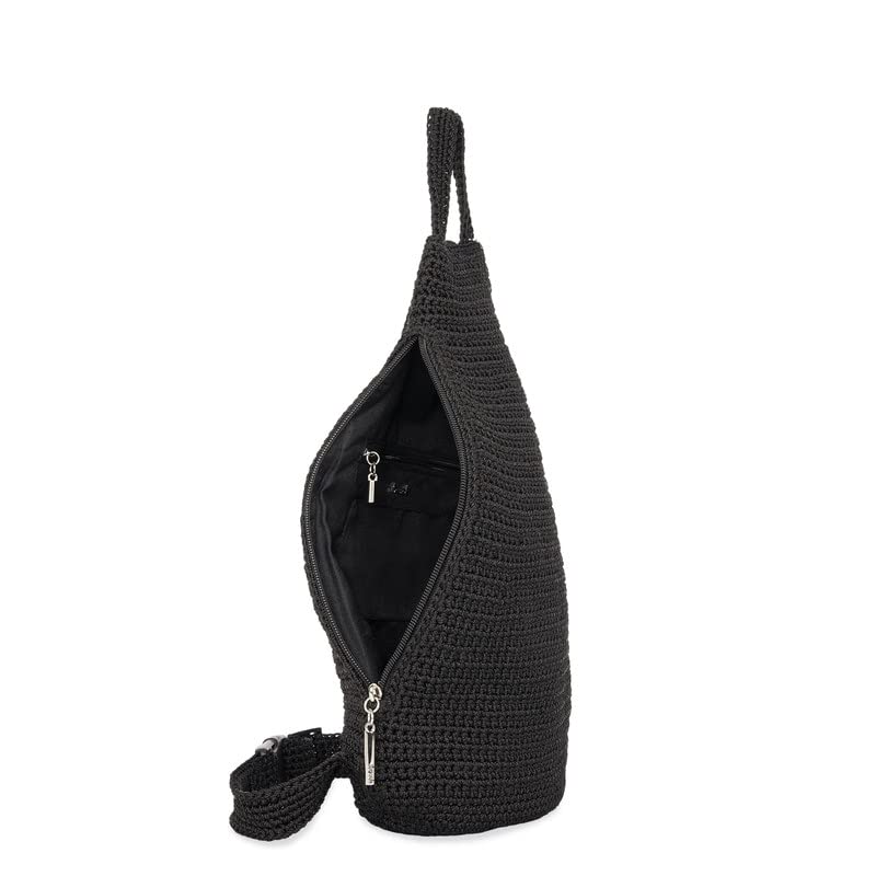 The Sak Geo Sling Backpack in Leather, Convertible Design