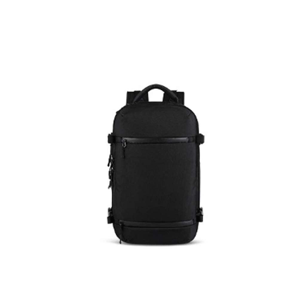 ASWRTYJO Black travel bag, simple and generous, easy to clean, large capacity, wear resistant and dirt, it can be carried when traveling