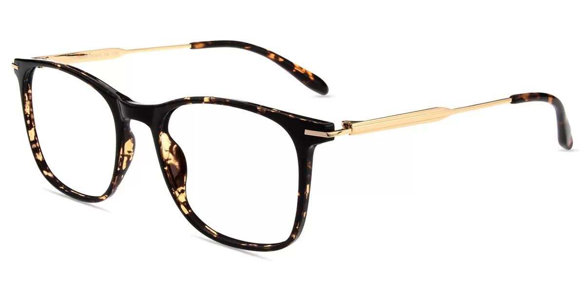 Firmoo Blue Light Reading Glasses, Square TR90 & Metal Frame