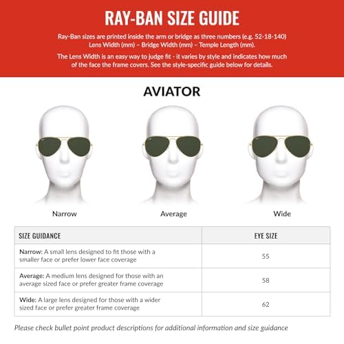 Ray-Ban RB3025 Classic Polarized Aviator Sunglasses