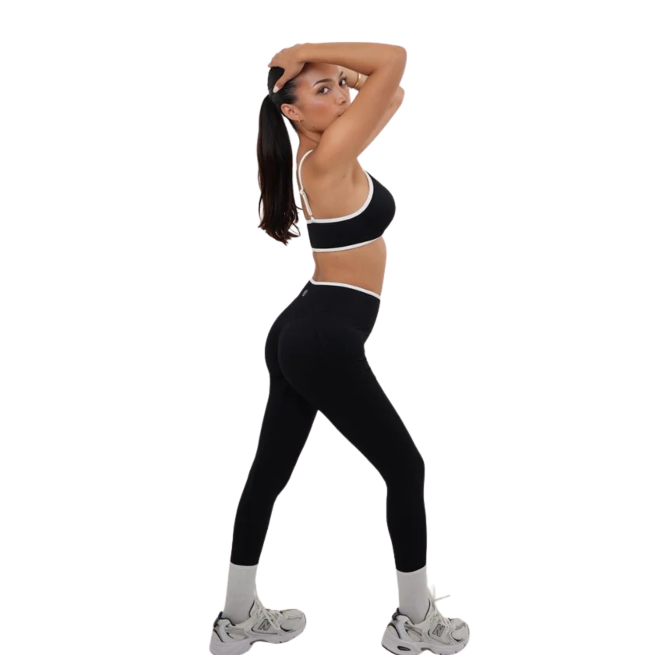 KIMITH Women’s Butterlift Sculpt Scrunch Butt Leggings – High Waisted 24" Inseam Yoga Pants, Tummy Control Activewear