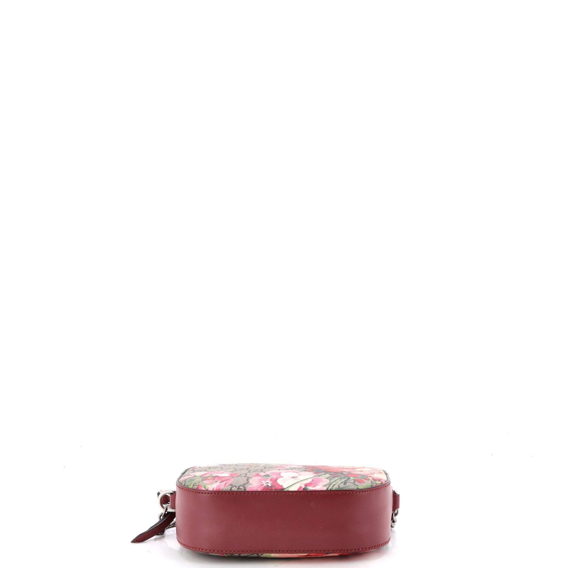 Gucci, Pre-Loved Chain Crossbody Bag Blooms Print GG Coated Canvas Mini, Print