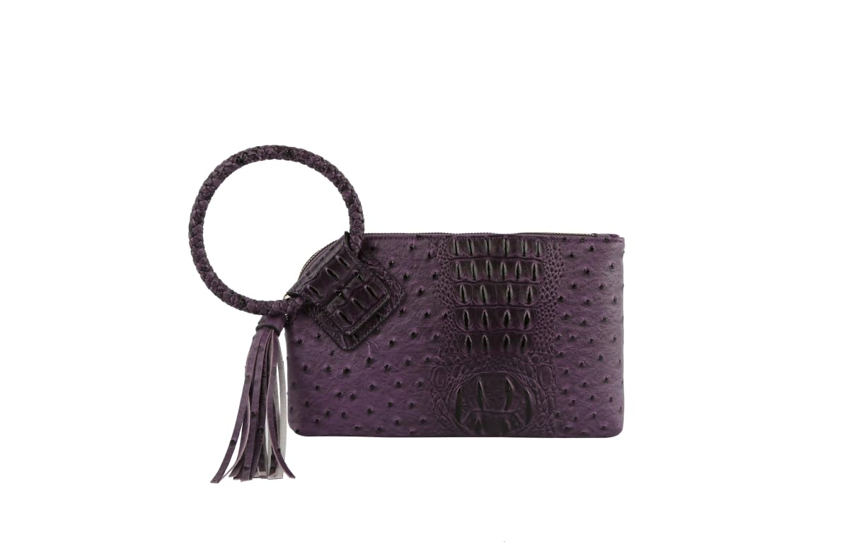 Womens Clutch Purse Wristlet Wallet Evening w/Hand Strap Casual Formal Vegan Leather - Metro Muse