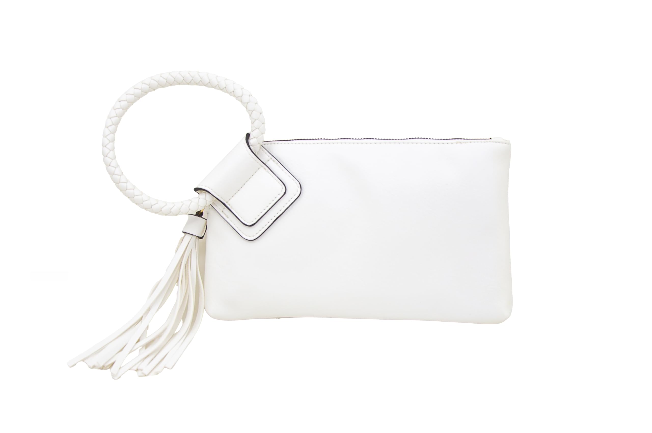 Womens Clutch Purse Wristlet Wallet Evening w/Hand Strap Casual Formal Vegan Leather - Metro Muse