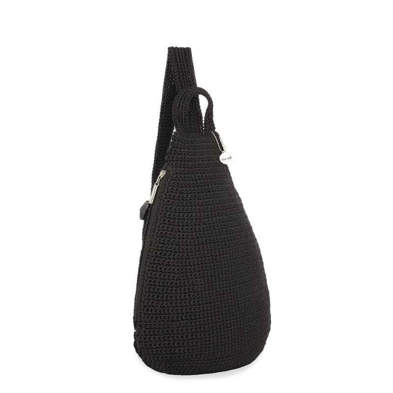 The Sak Geo Sling Backpack in Leather, Convertible Design