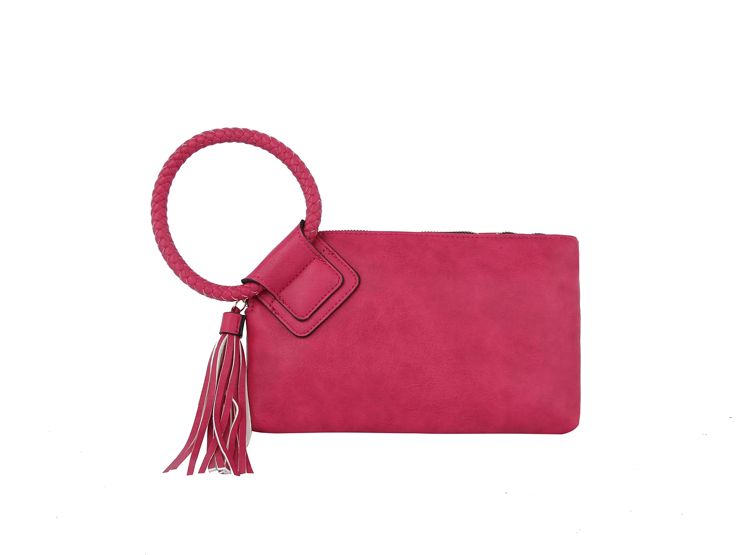 Womens Clutch Purse Wristlet Wallet Evening w/Hand Strap Casual Formal Vegan Leather - Metro Muse