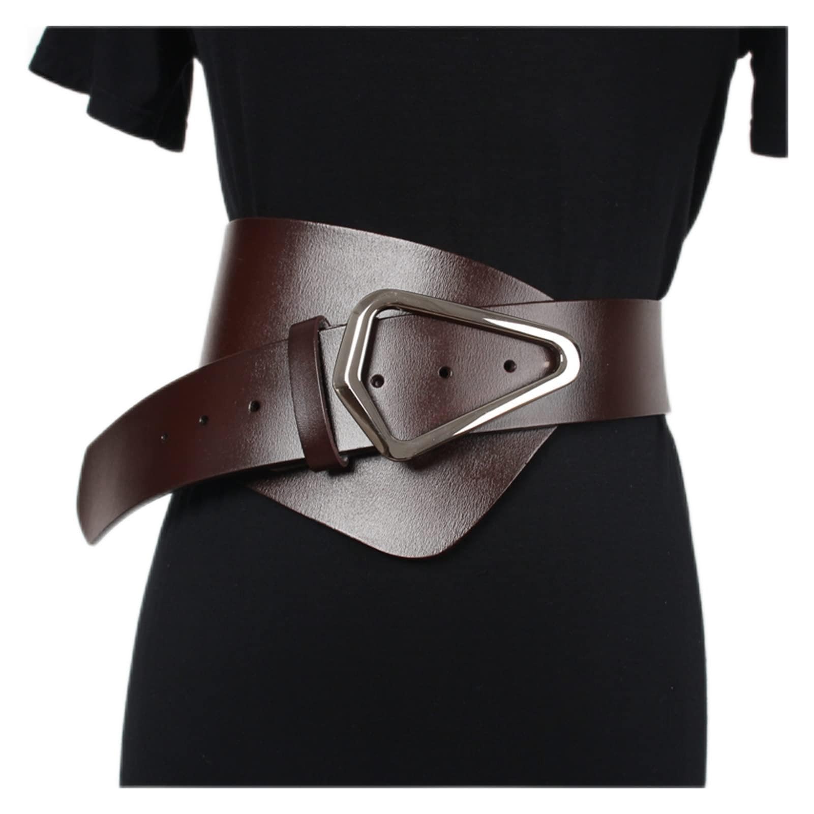 DDYYDS Punk Leather Belt Women Big Corset Harness Straps Female Sculpting Wide Waistband Wedding Dress Belts Vintage