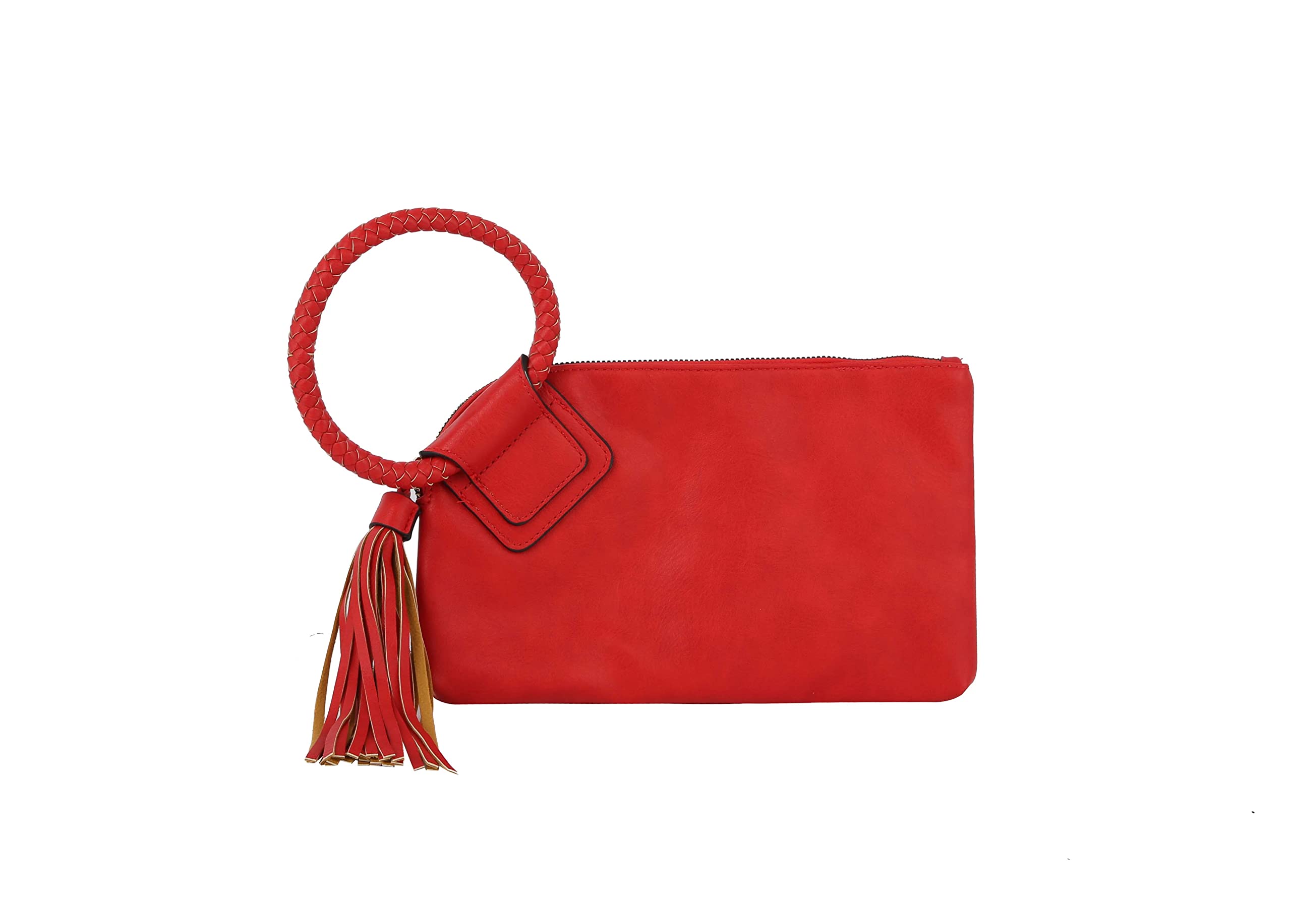 Womens Clutch Purse Wristlet Wallet Evening w/Hand Strap Casual Formal Vegan Leather - Metro Muse