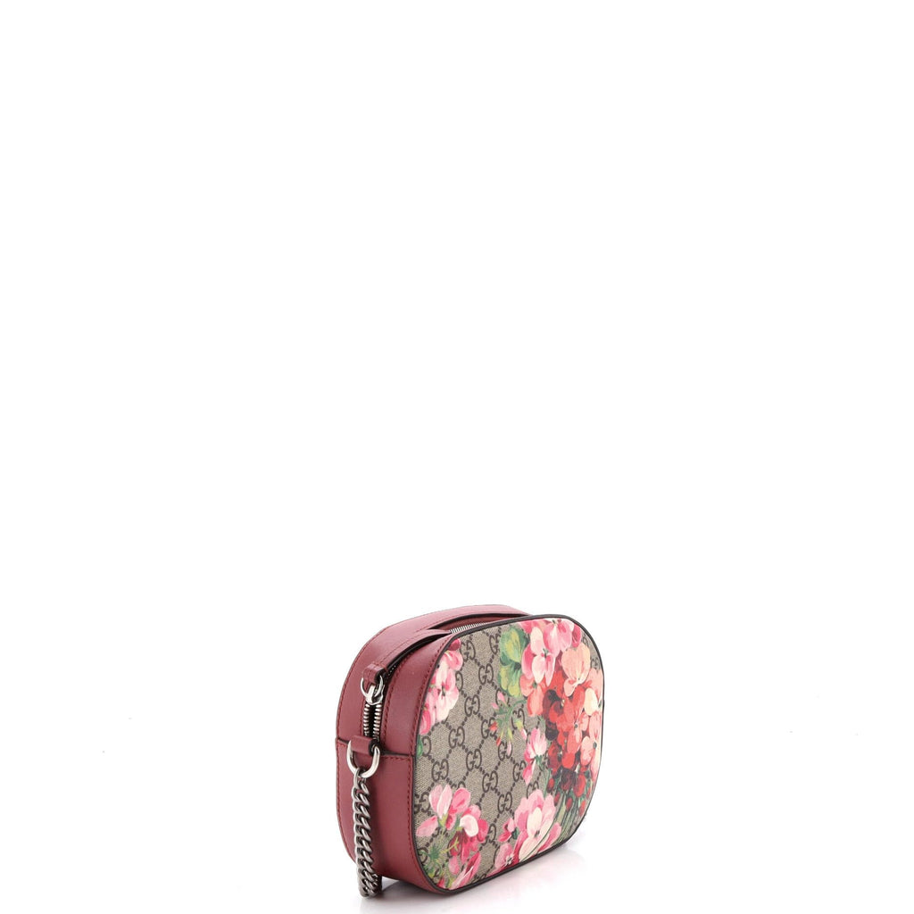 Gucci, Pre-Loved Chain Crossbody Bag Blooms Print GG Coated Canvas Mini, Print