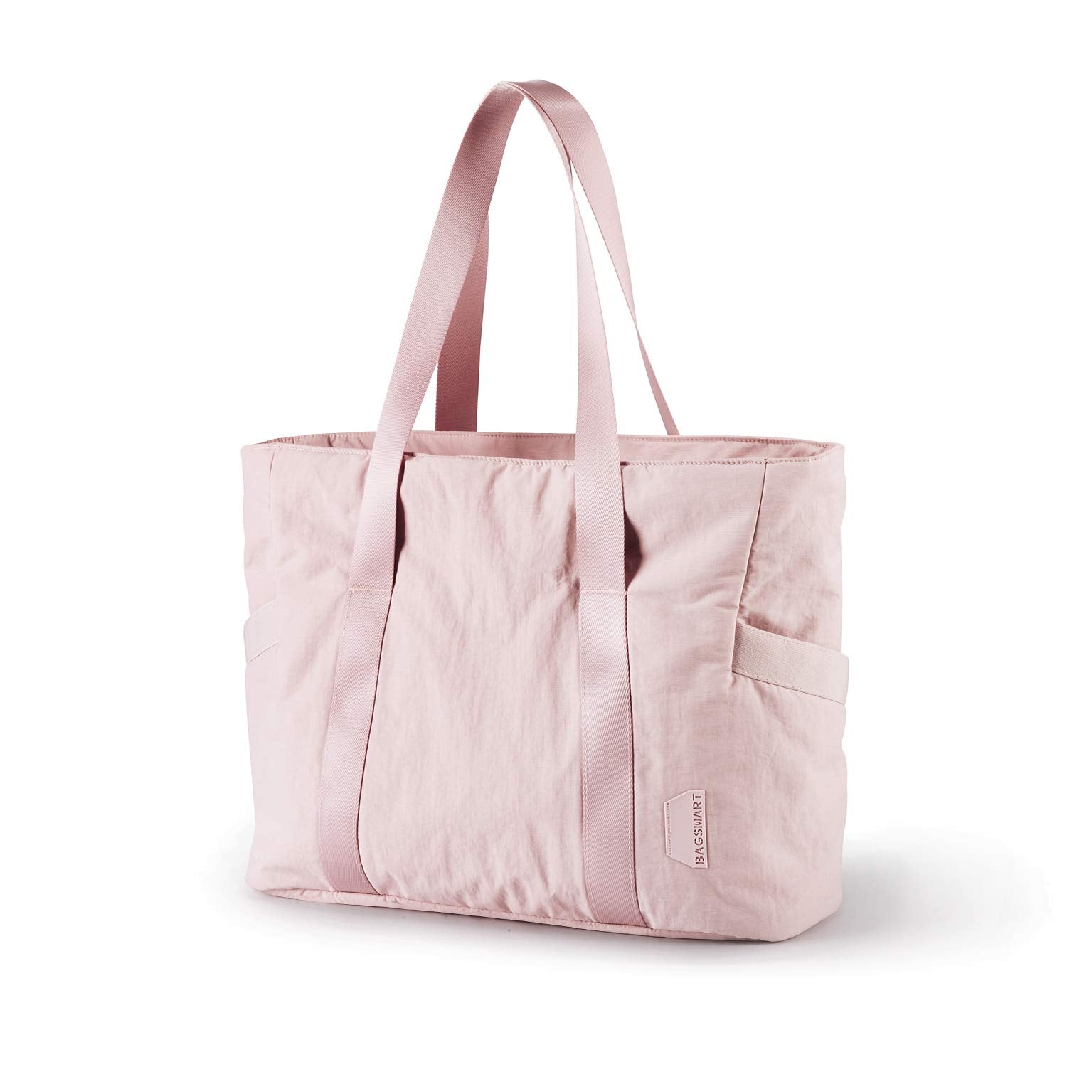 BAGSMART Tote Bag for Women, Tote Bag with Zipper Work Tote with Compartments Nurse Shoulder Hanbag for Travel, Gym