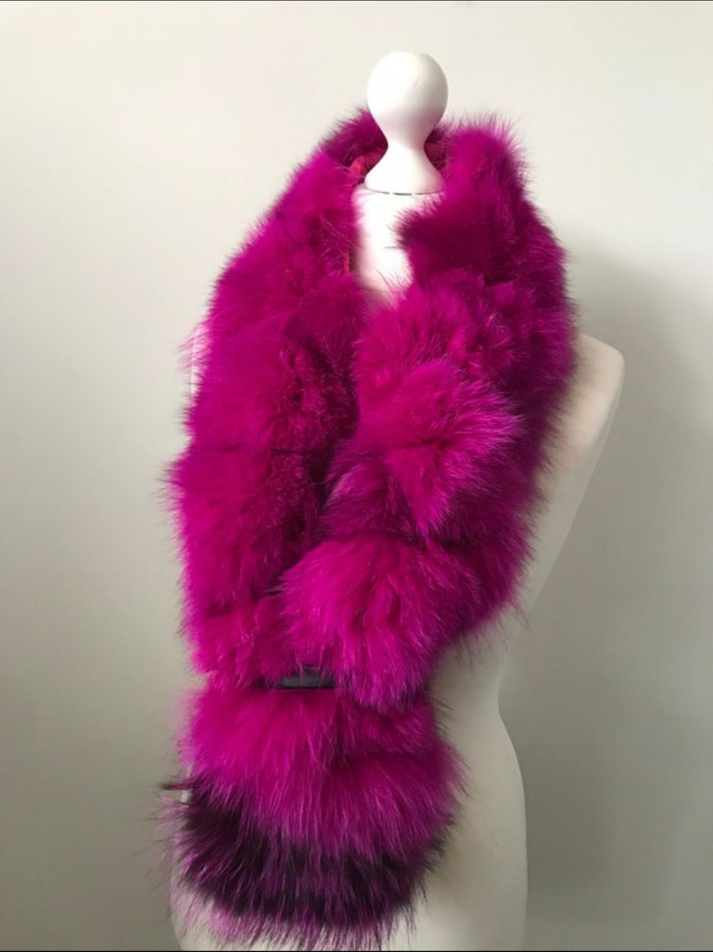 Women’s Soft Winter Berry Scarf, Hot Pink