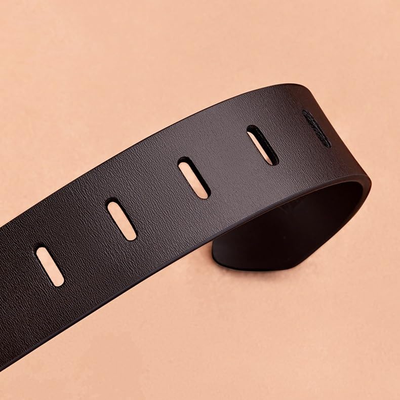 AFPSDLFJDLS Needle Buckle Belt Genuine Leather Cowhide Casual And Versatile