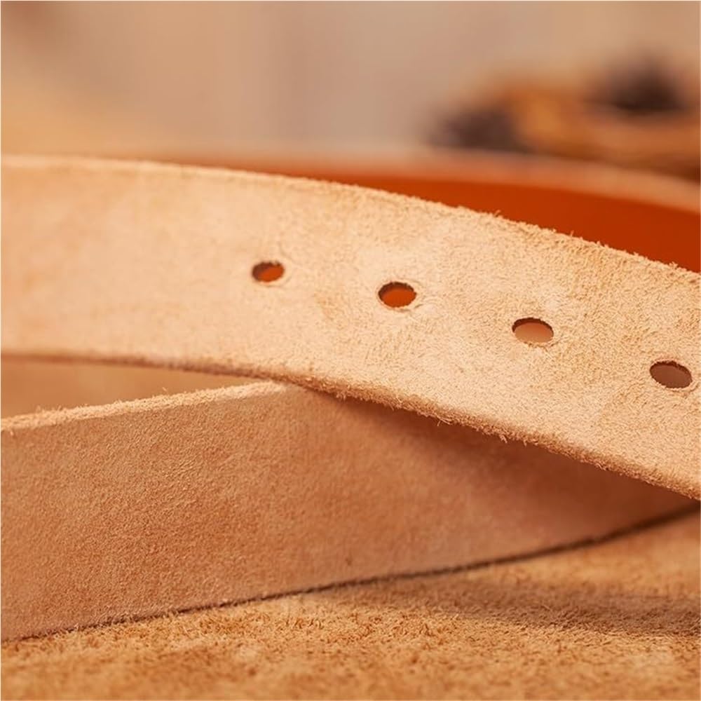 HBNCFTI Needle Buckle Mens Belt Genuine Leather Classic Dress Strap for Formal and Casual Wear