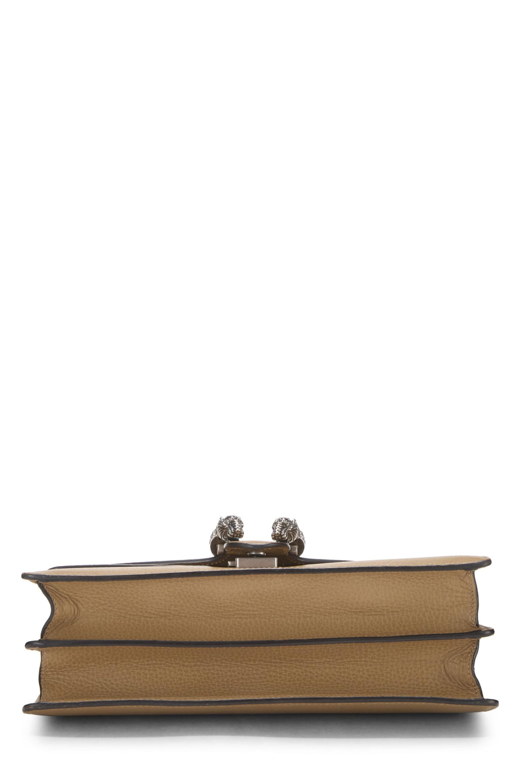 Gucci Pre-Loved Dionysus Small Beige Leather Shoulder Bag