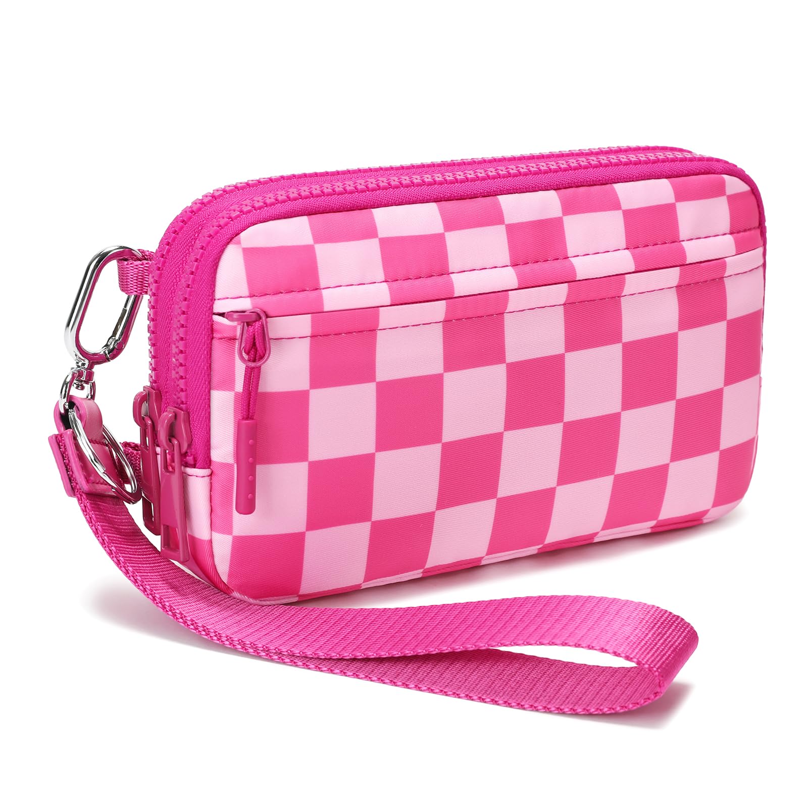 FODOKO Women’s RFID Wristlet & Crossbody Wallet, 4-Zipper