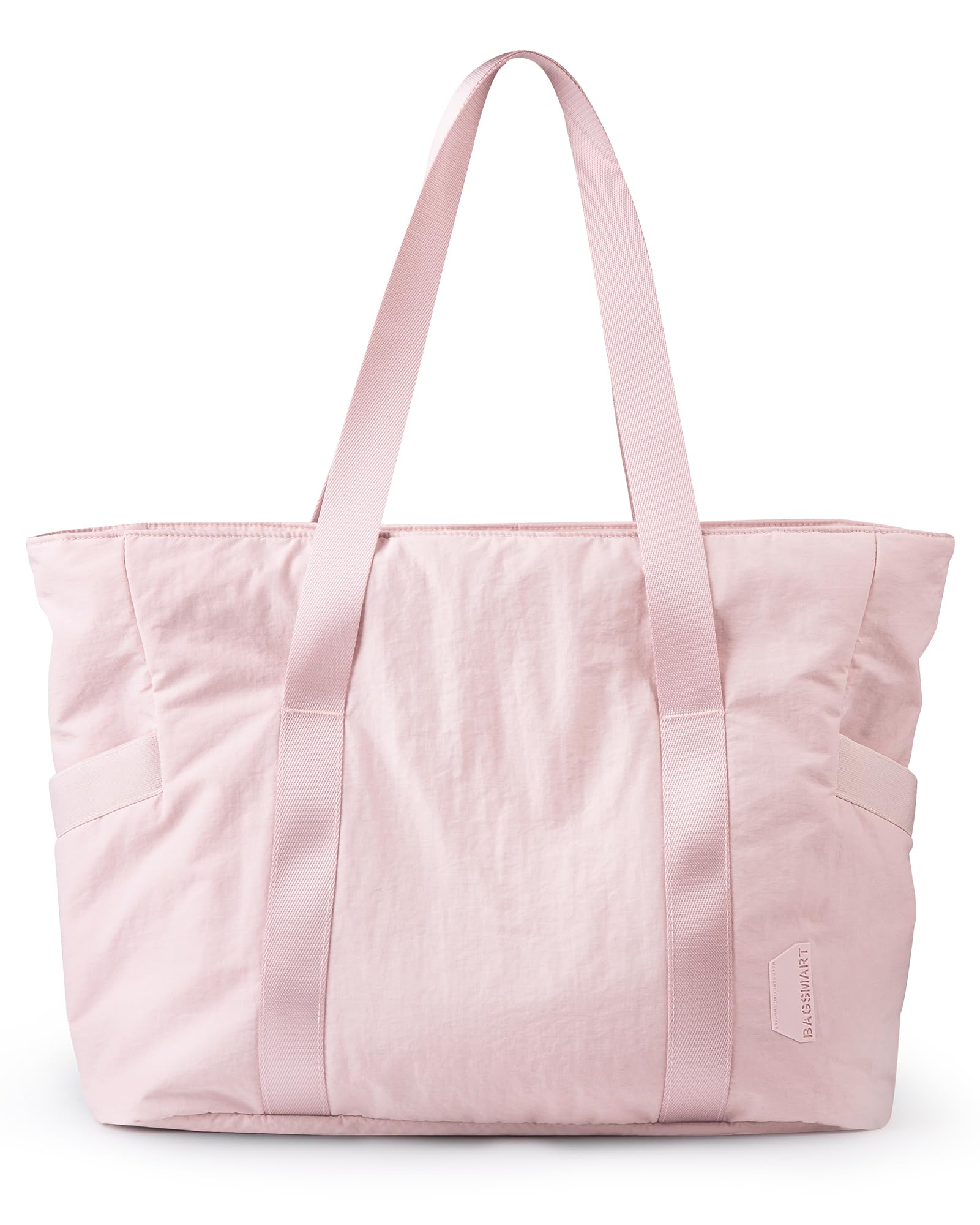 BAGSMART Tote Bag for Women, Tote Bag with Zipper Work Tote with Compartments Nurse Shoulder Hanbag for Travel, Gym