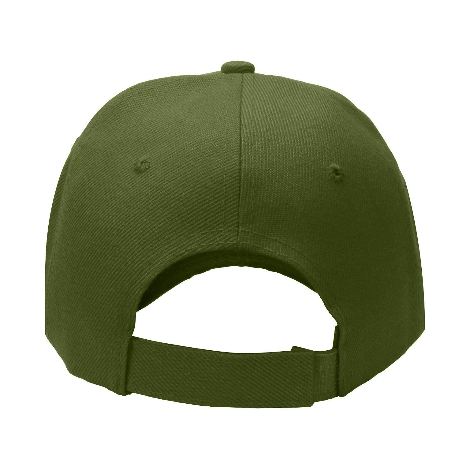 Falari Adjustable Plain Baseball Caps, 12-Pack Bulk Set