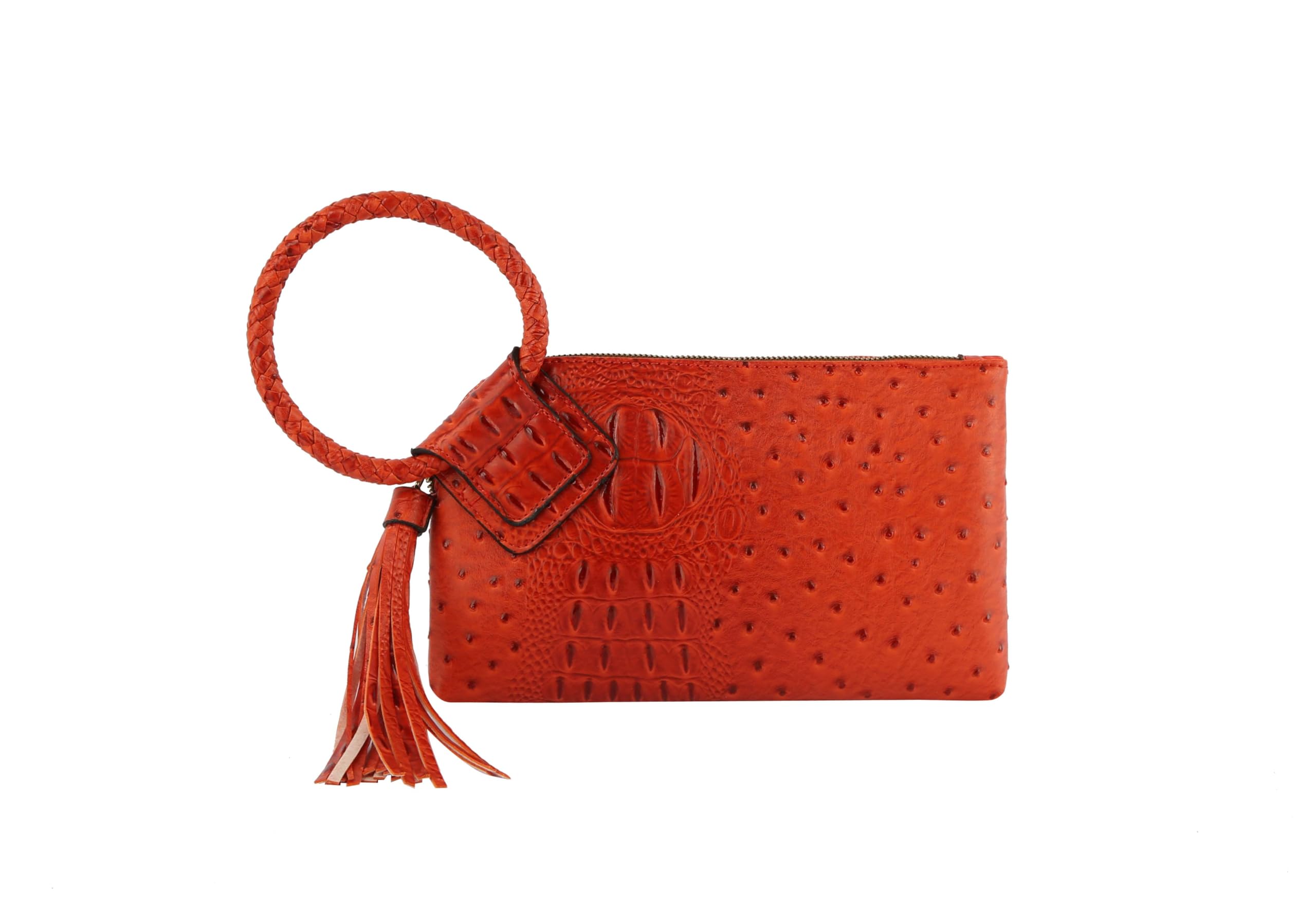 Womens Clutch Purse Wristlet Wallet Evening w/Hand Strap Casual Formal Vegan Leather - Metro Muse