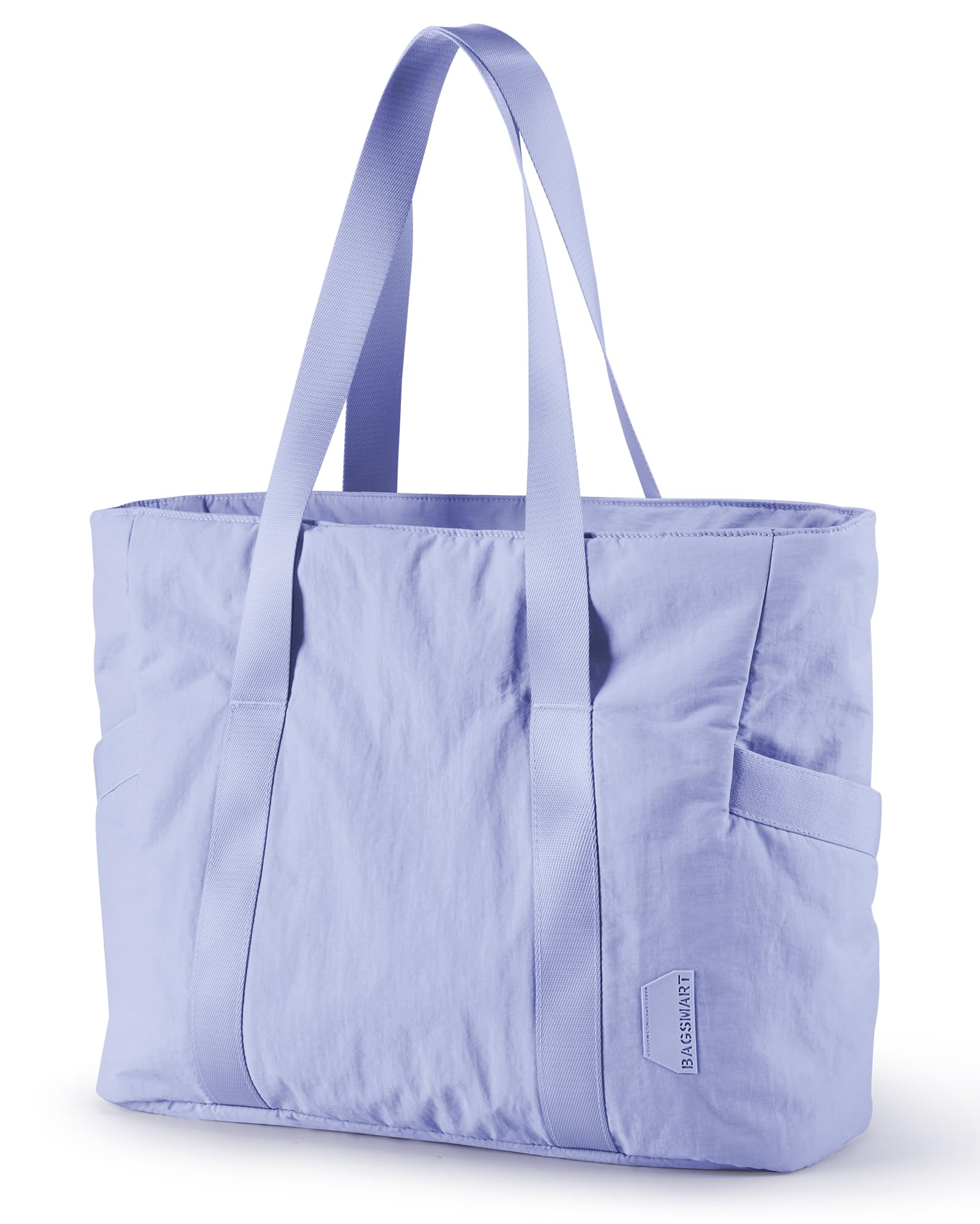 BAGSMART Tote Bag for Women, Tote Bag with Zipper Work Tote with Compartments Nurse Shoulder Hanbag for Travel, Gym