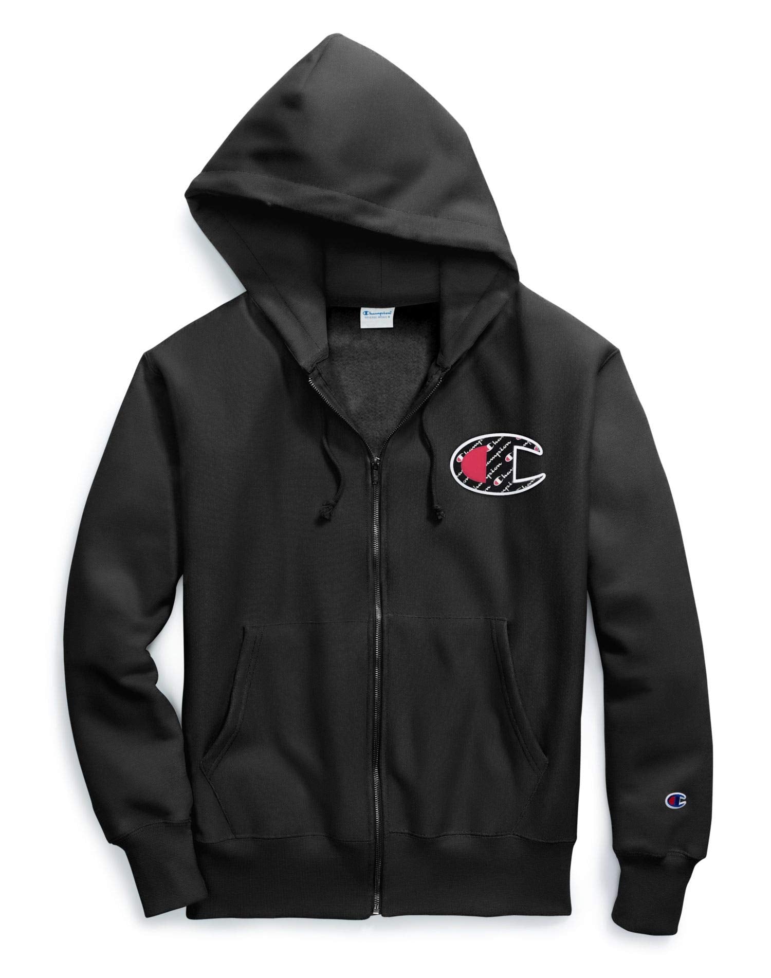 Champion Men's Zip-up Hoodie, Reverse Weave, Sweatshirt, Fleece Zip-up Hoodie for Men