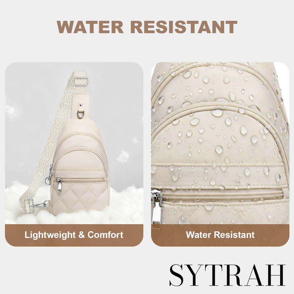 SYTRAH Sling Bag for Women, Anti-Theft RFID Crossbody Purse Travel