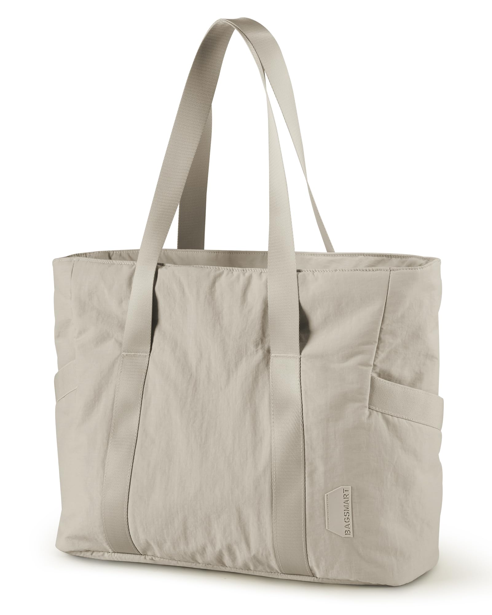 BAGSMART Tote Bag for Women, Tote Bag with Zipper Work Tote with Compartments Nurse Shoulder Hanbag for Travel, Gym