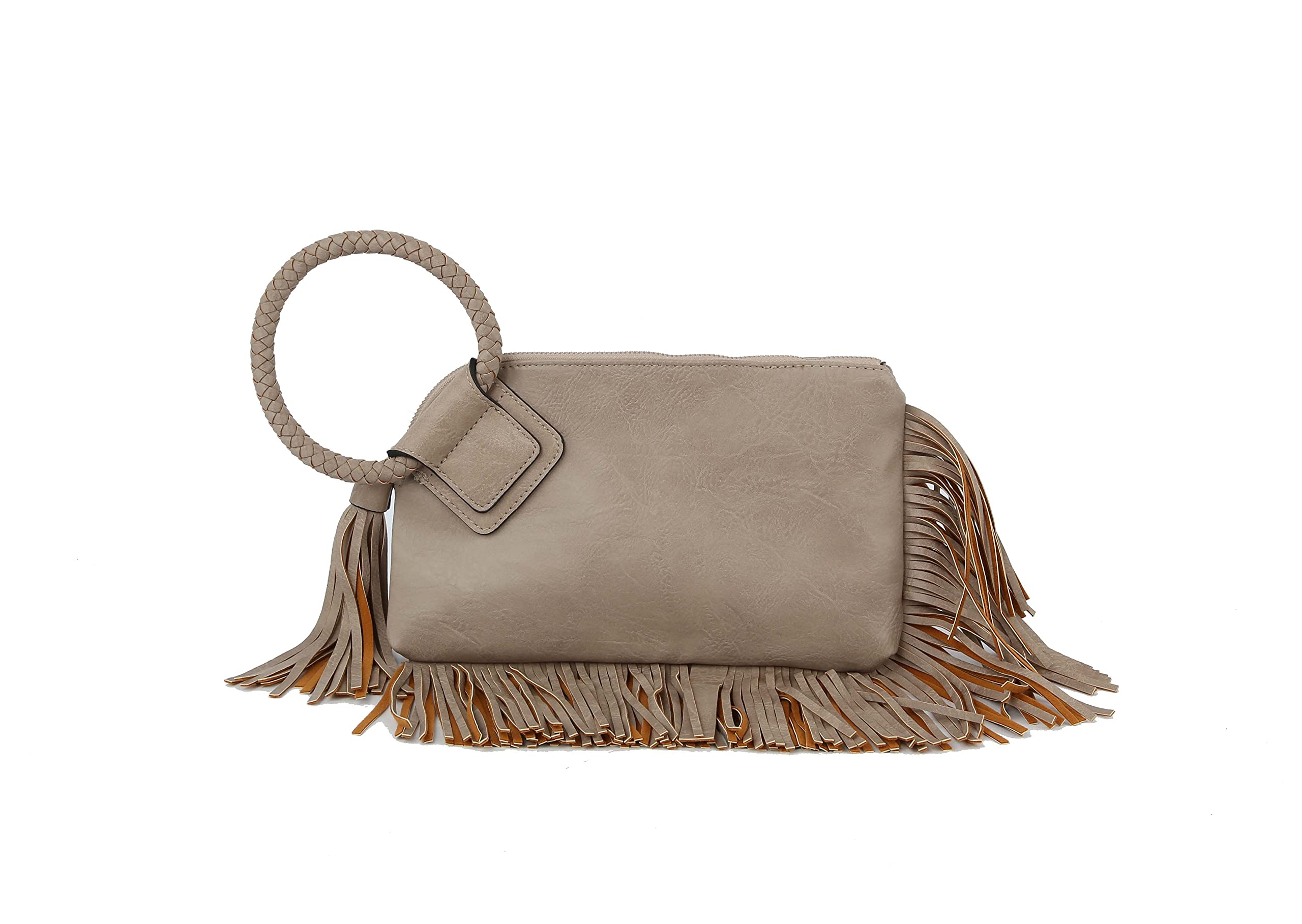 Womens Clutch Purse Wristlet Wallet Evening w/Hand Strap Casual Formal Vegan Leather - Metro Muse