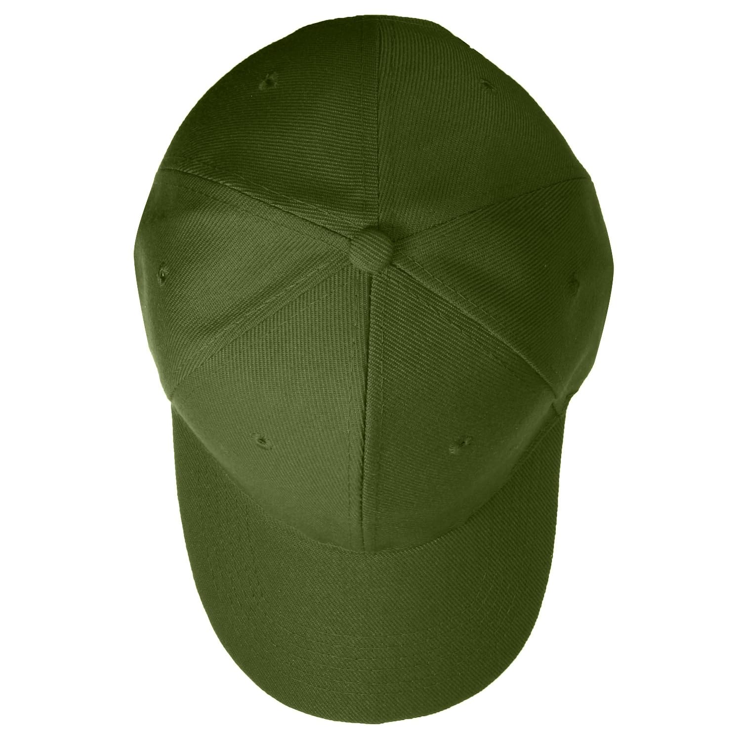 Falari Adjustable Plain Baseball Caps, 12-Pack Bulk Set