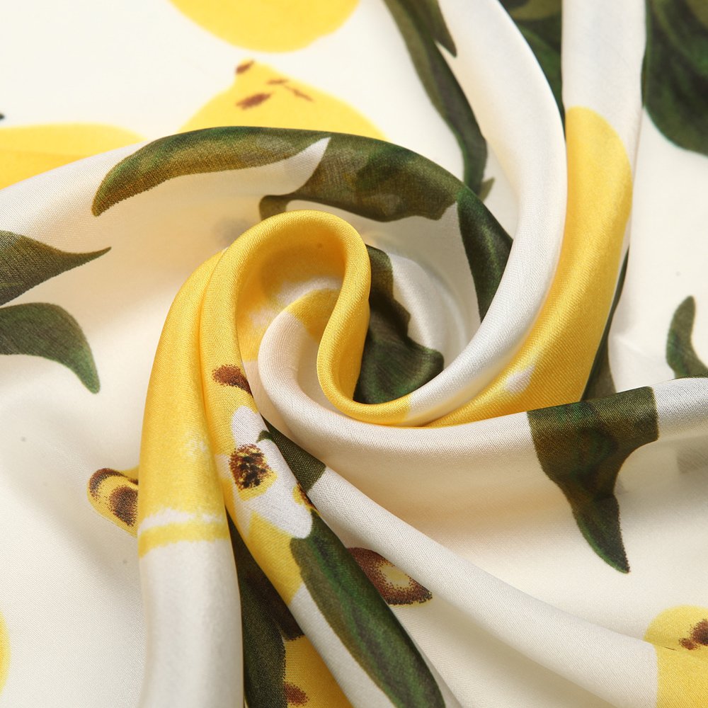 Silk Satin Large Hair Wrap & Neck Scarf for Women