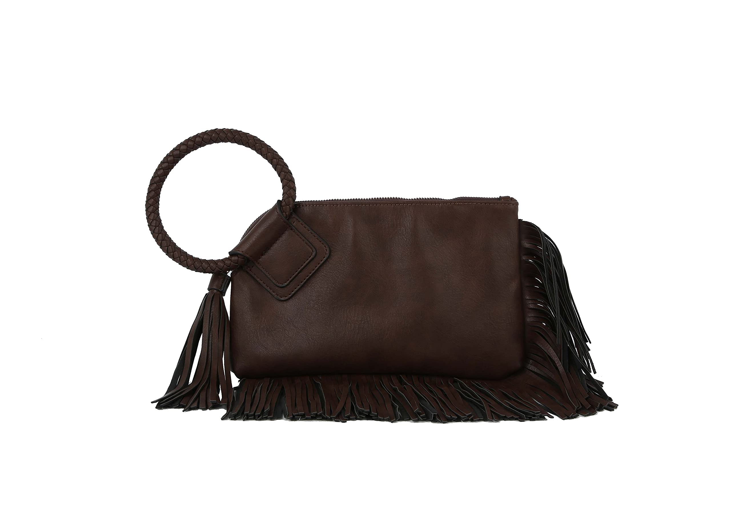 Womens Clutch Purse Wristlet Wallet Evening w/Hand Strap Casual Formal Vegan Leather - Metro Muse