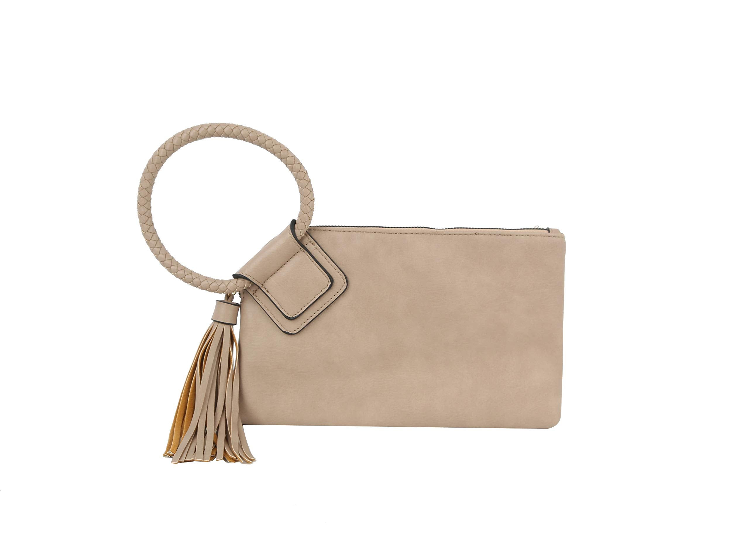 Womens Clutch Purse Wristlet Wallet Evening w/Hand Strap Casual Formal Vegan Leather - Metro Muse
