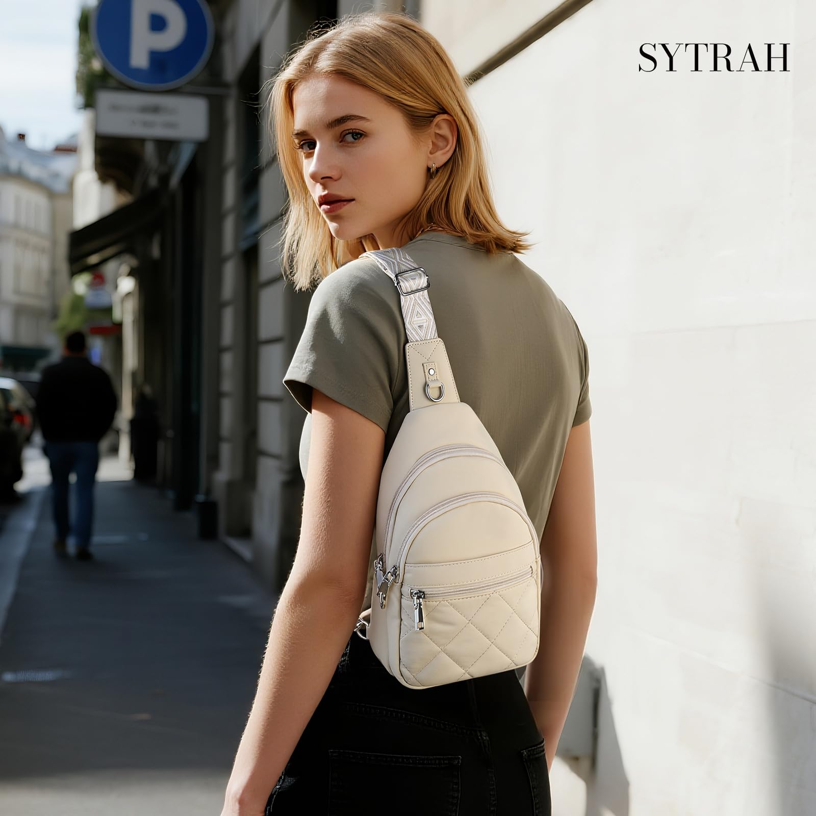 SYTRAH Sling Bag for Women, Anti-Theft RFID Crossbody Purse Travel