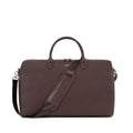 Voyage Genuine Leather Weekender Duffel Bag (Brown) Carlheim