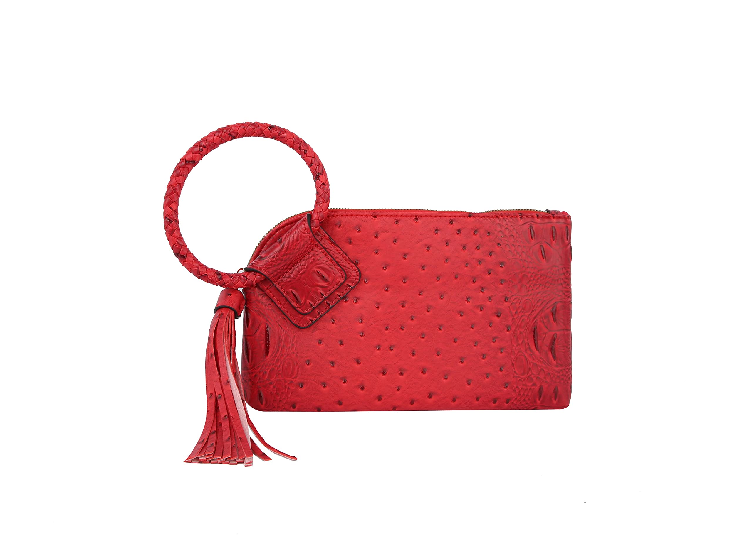 Womens Clutch Purse Wristlet Wallet Evening w/Hand Strap Casual Formal Vegan Leather - Metro Muse