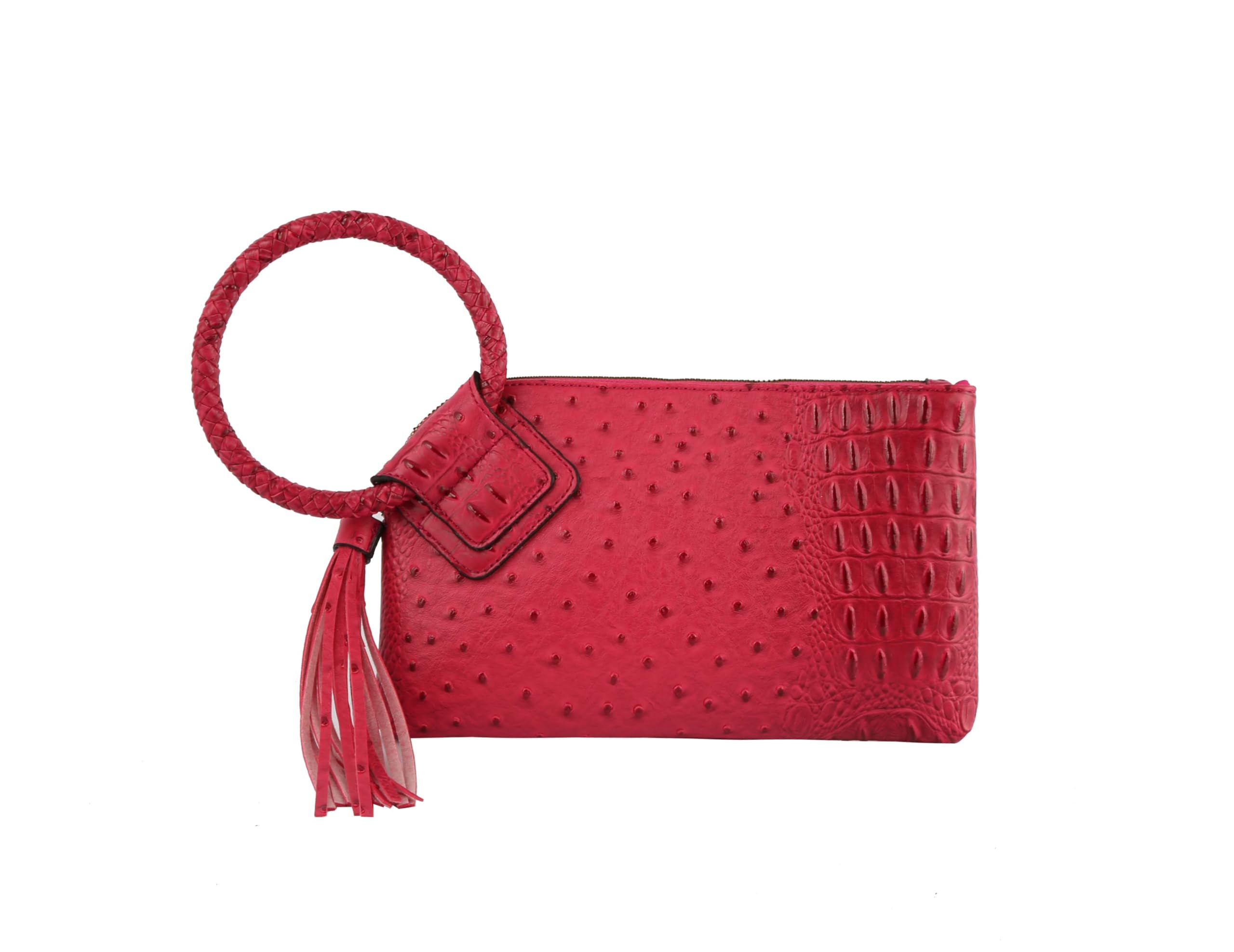 Womens Clutch Purse Wristlet Wallet Evening w/Hand Strap Casual Formal Vegan Leather - Metro Muse