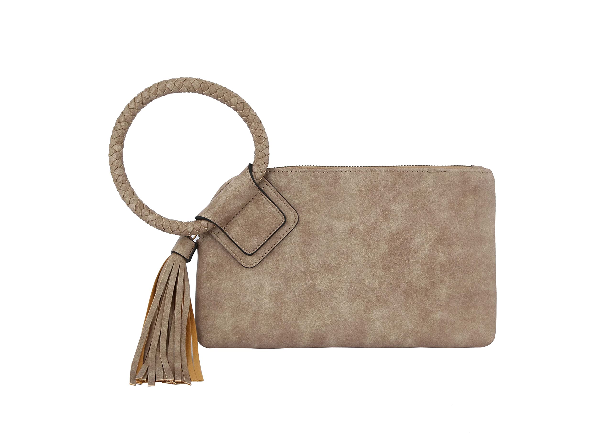 Womens Clutch Purse Wristlet Wallet Evening w/Hand Strap Casual Formal Vegan Leather - Metro Muse