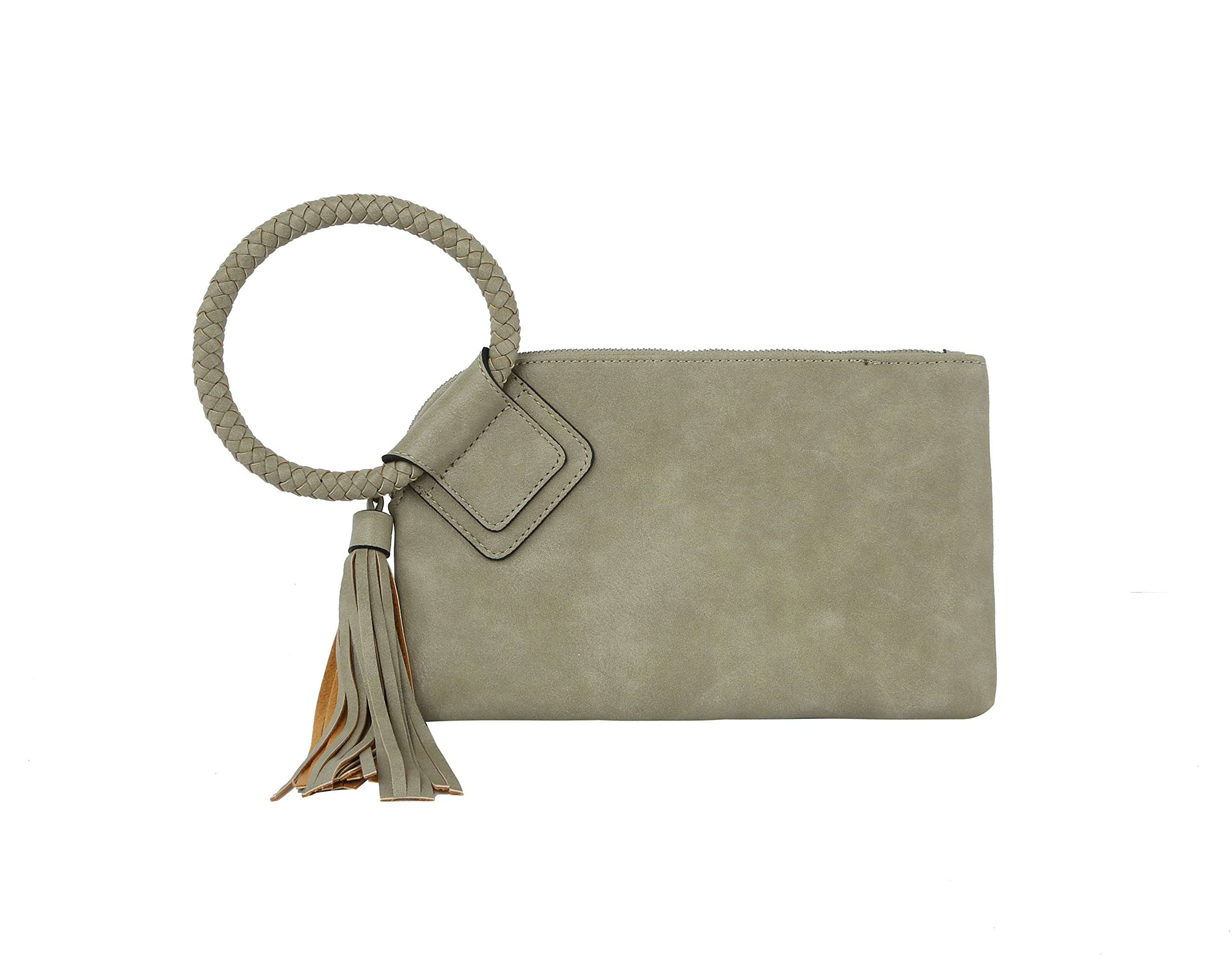 Womens Clutch Purse Wristlet Wallet Evening w/Hand Strap Casual Formal Vegan Leather - Metro Muse