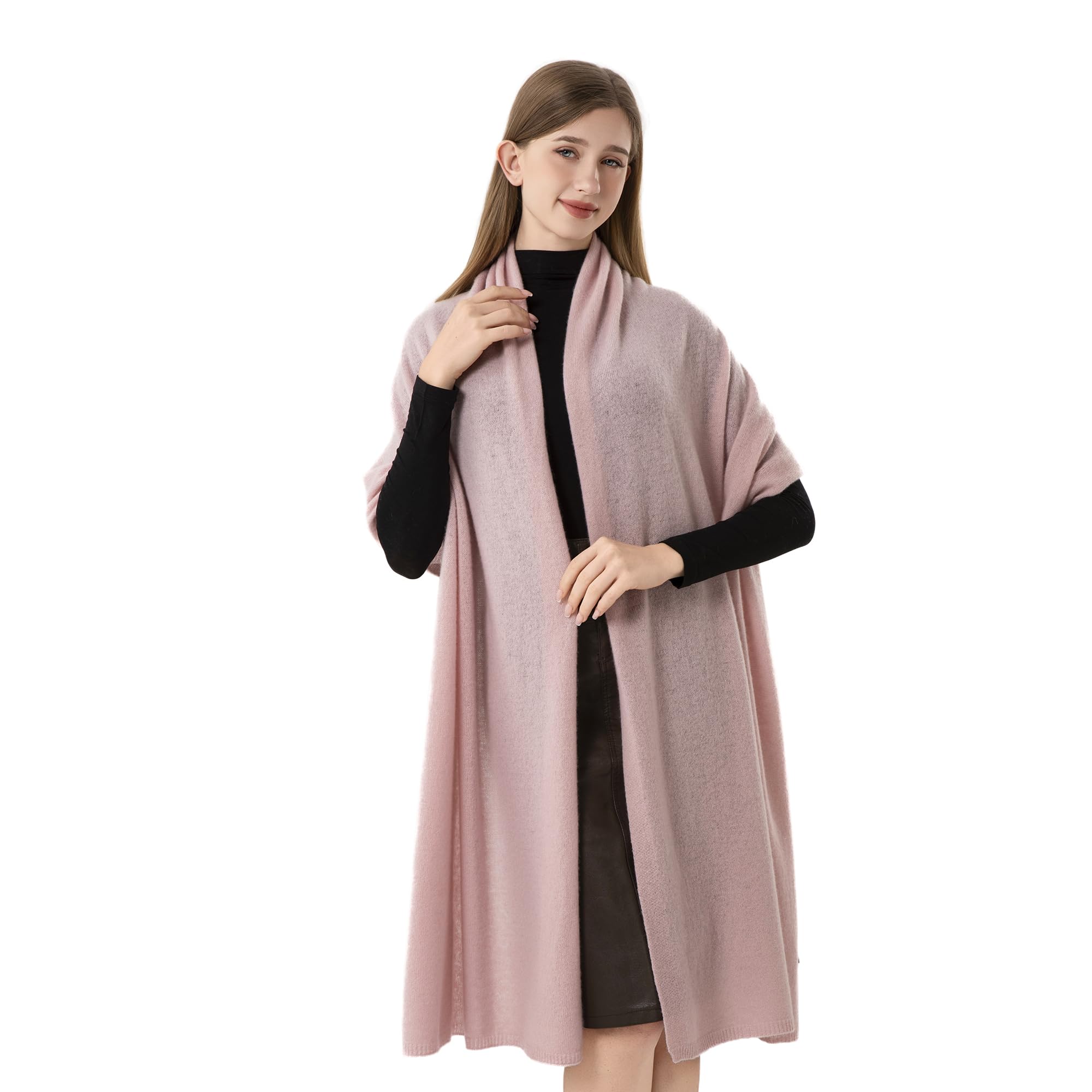 HOPETLA 100% Cashmere Extra Large Pashmina Scarf Wrap