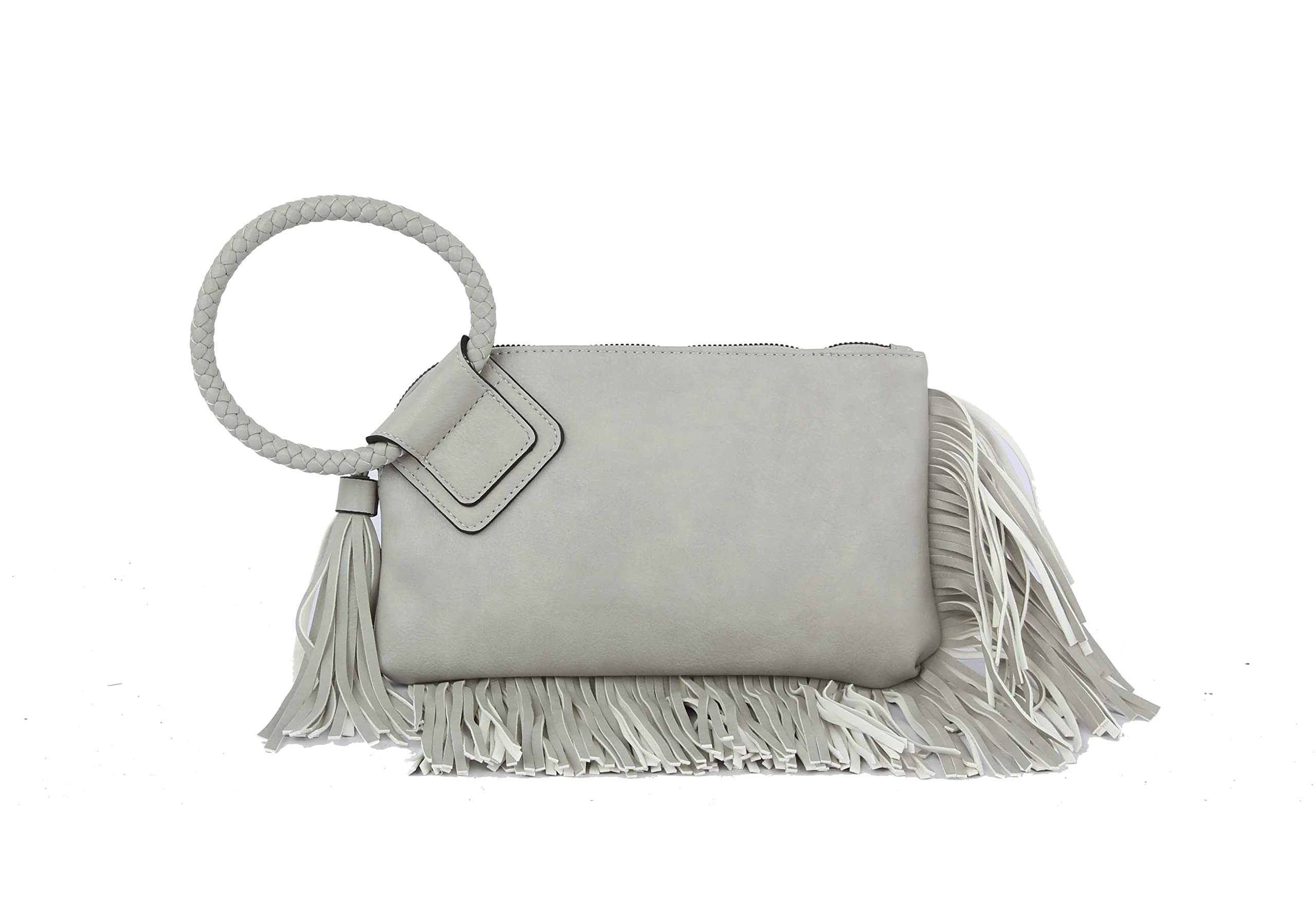 Womens Clutch Purse Wristlet Wallet Evening w/Hand Strap Casual Formal Vegan Leather - Metro Muse