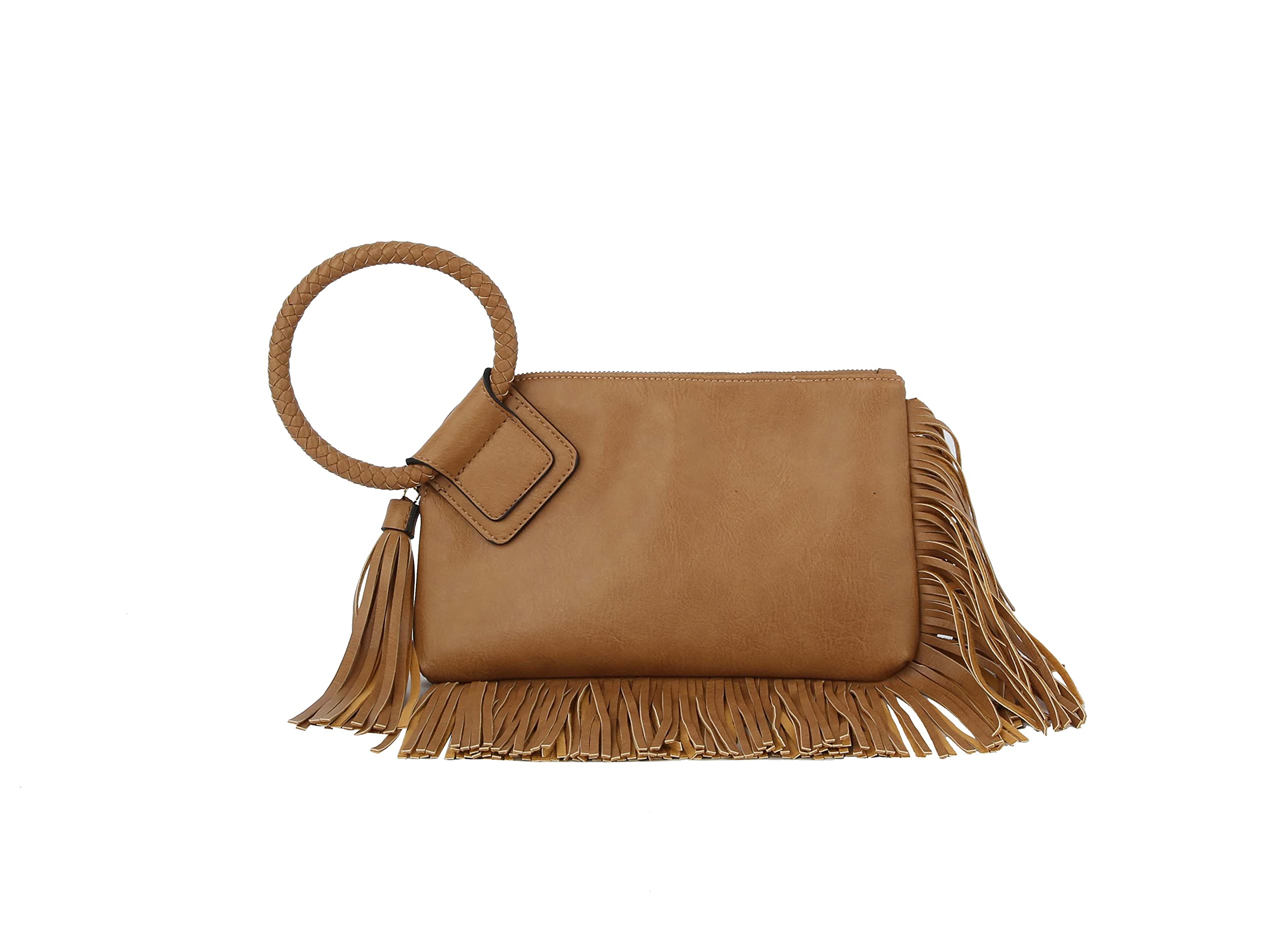 Womens Clutch Purse Wristlet Wallet Evening w/Hand Strap Casual Formal Vegan Leather - Metro Muse