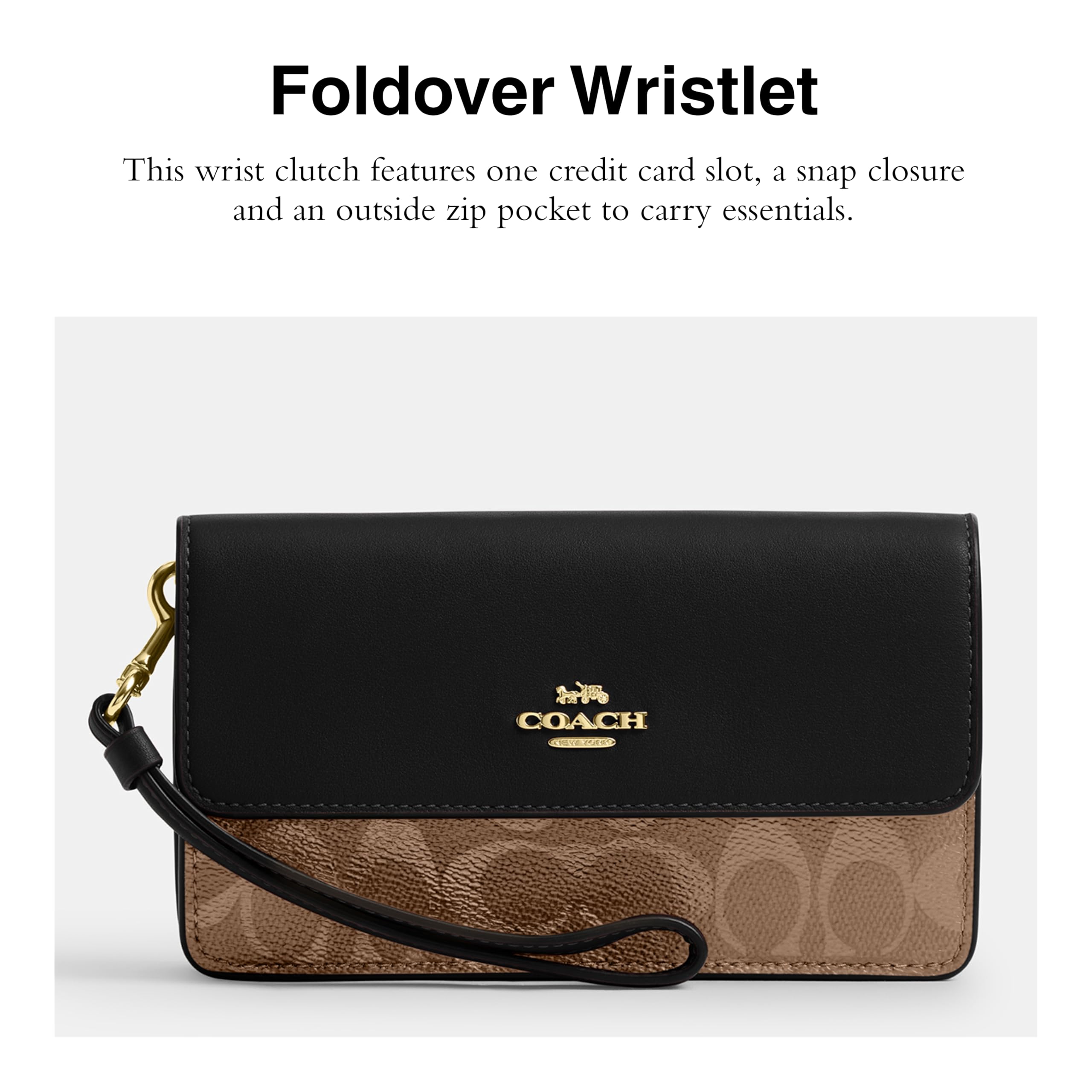 Coach Women's Foldover Wristlet