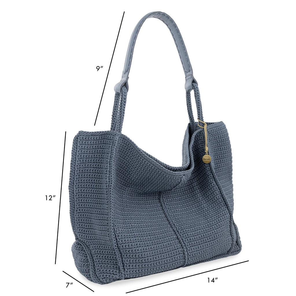 The Sak Los Feliz Large Tote Bag - Premium Leather Handbag With Stylish Design For Everyday, Travel, Beach Bag - Roomy, Durable, Lined Purse With Shoulder Bag Strap, Zipper Pocket