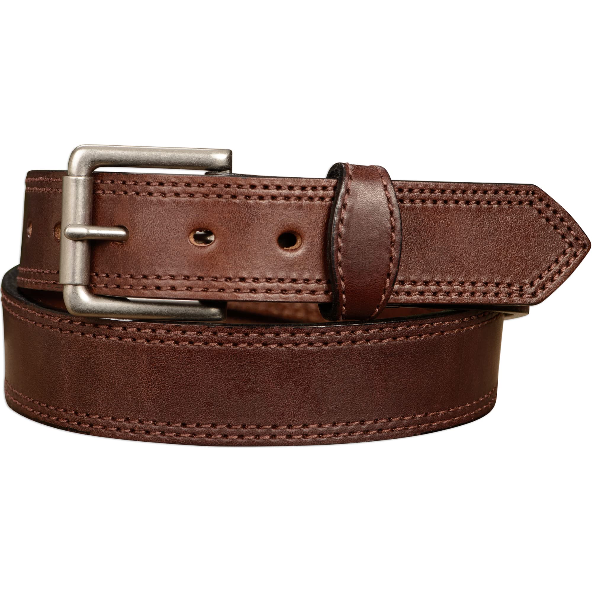 Bullhide Belts Mens Leather Belt for Work, Casual, Dress, 1.50" Wide