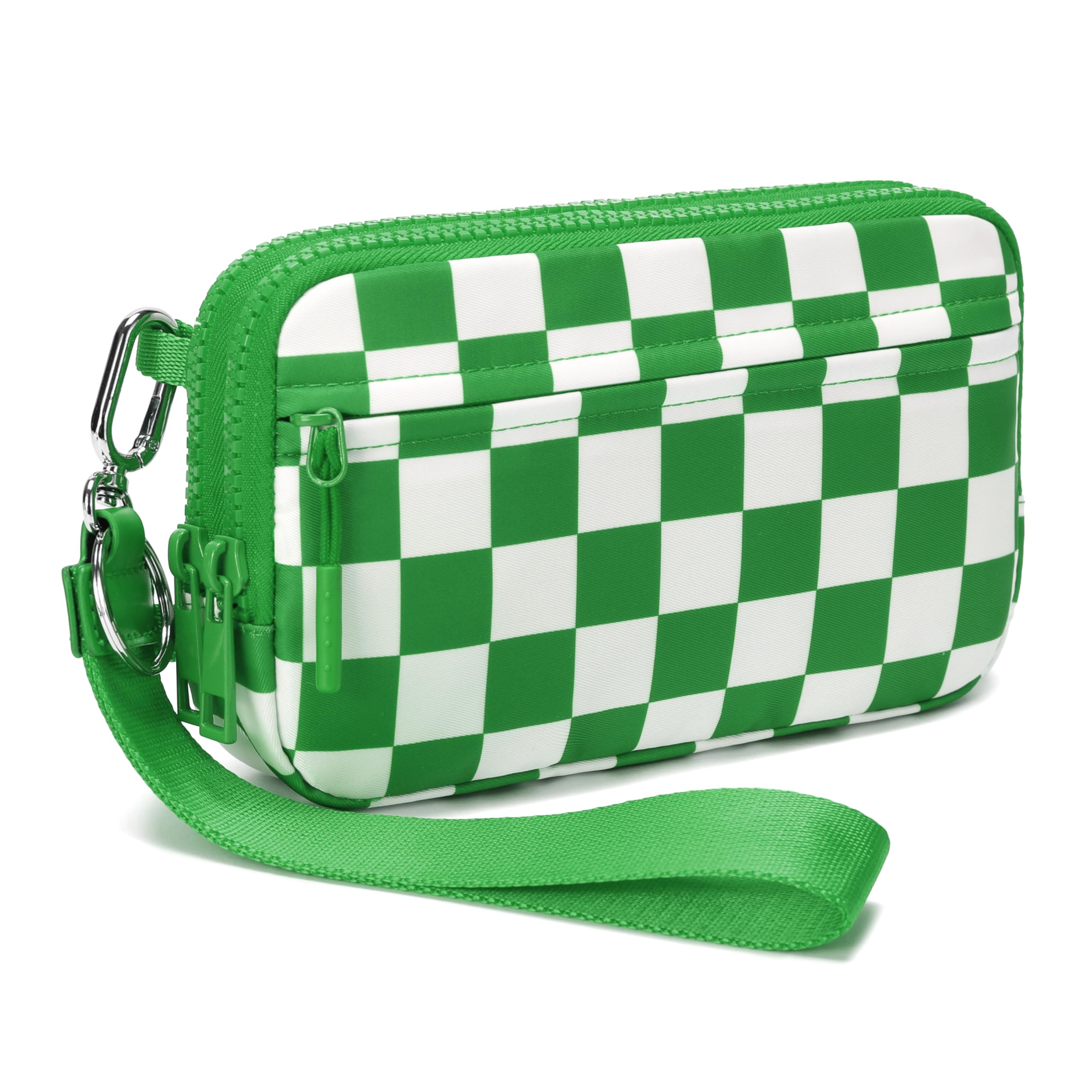 FODOKO Women’s RFID Wristlet & Crossbody Wallet, 4-Zipper