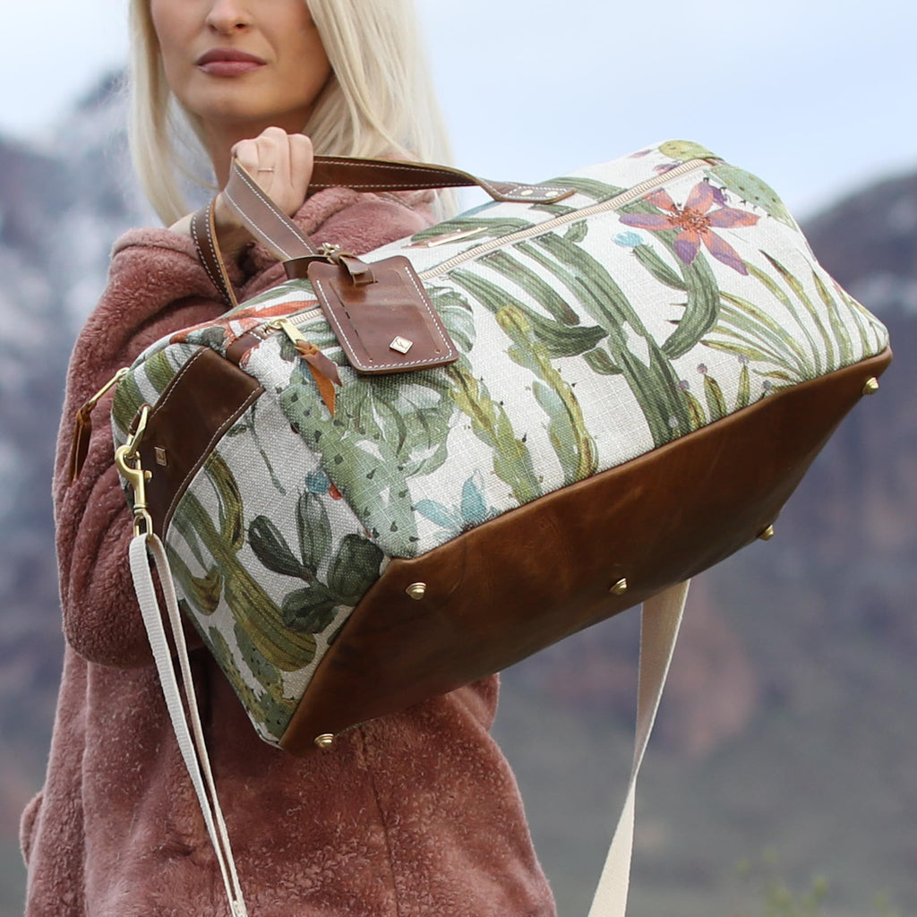 Travel Duffel Bag - Overnight Bag, Weekender Bag, Carry on Bag, Gym Bag, Womens Travel Bag, Leather Duffel, Bag for Women, Lifetime Leather