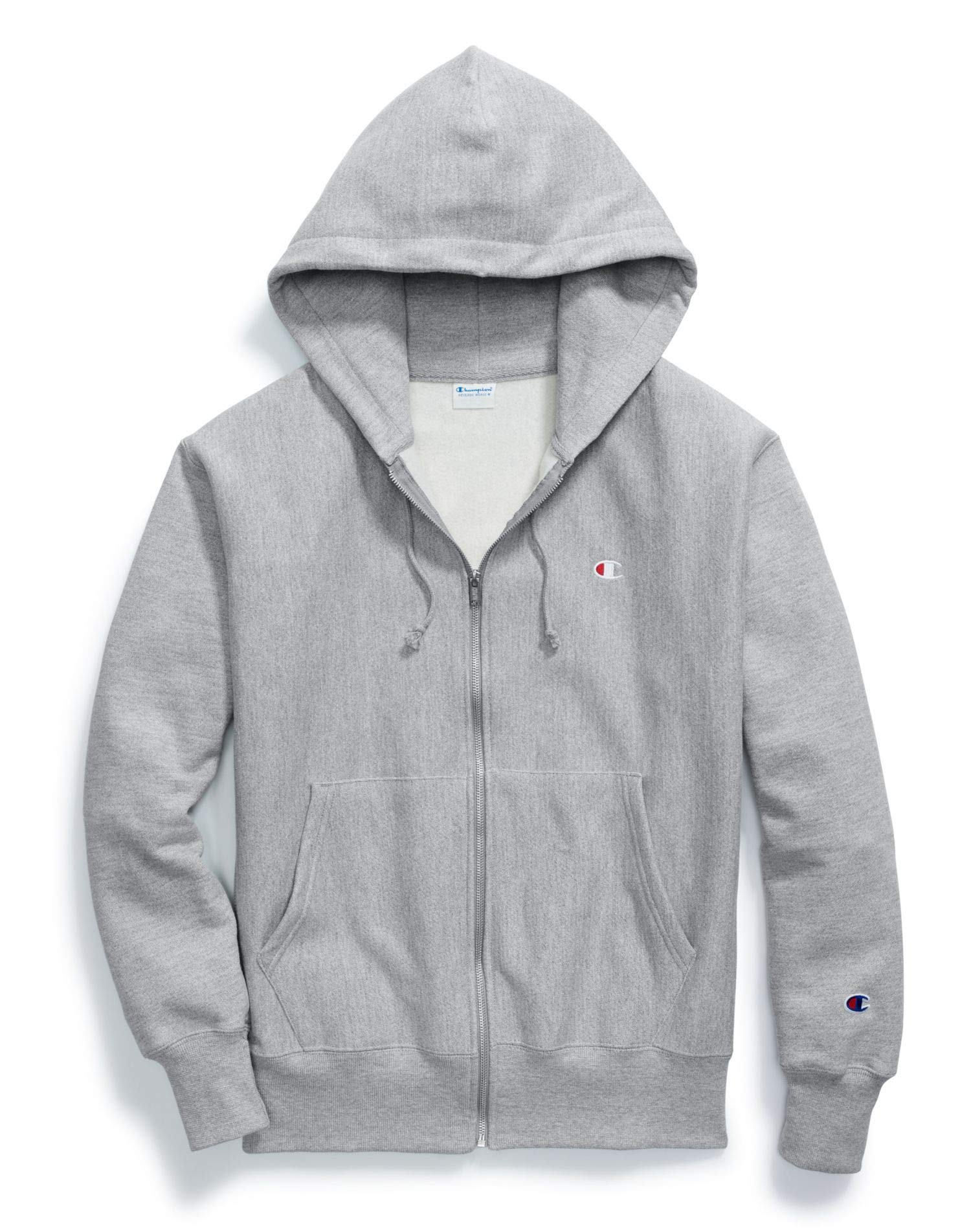 Champion Men's Zip-up Hoodie, Reverse Weave, Sweatshirt, Fleece Zip-up Hoodie for Men