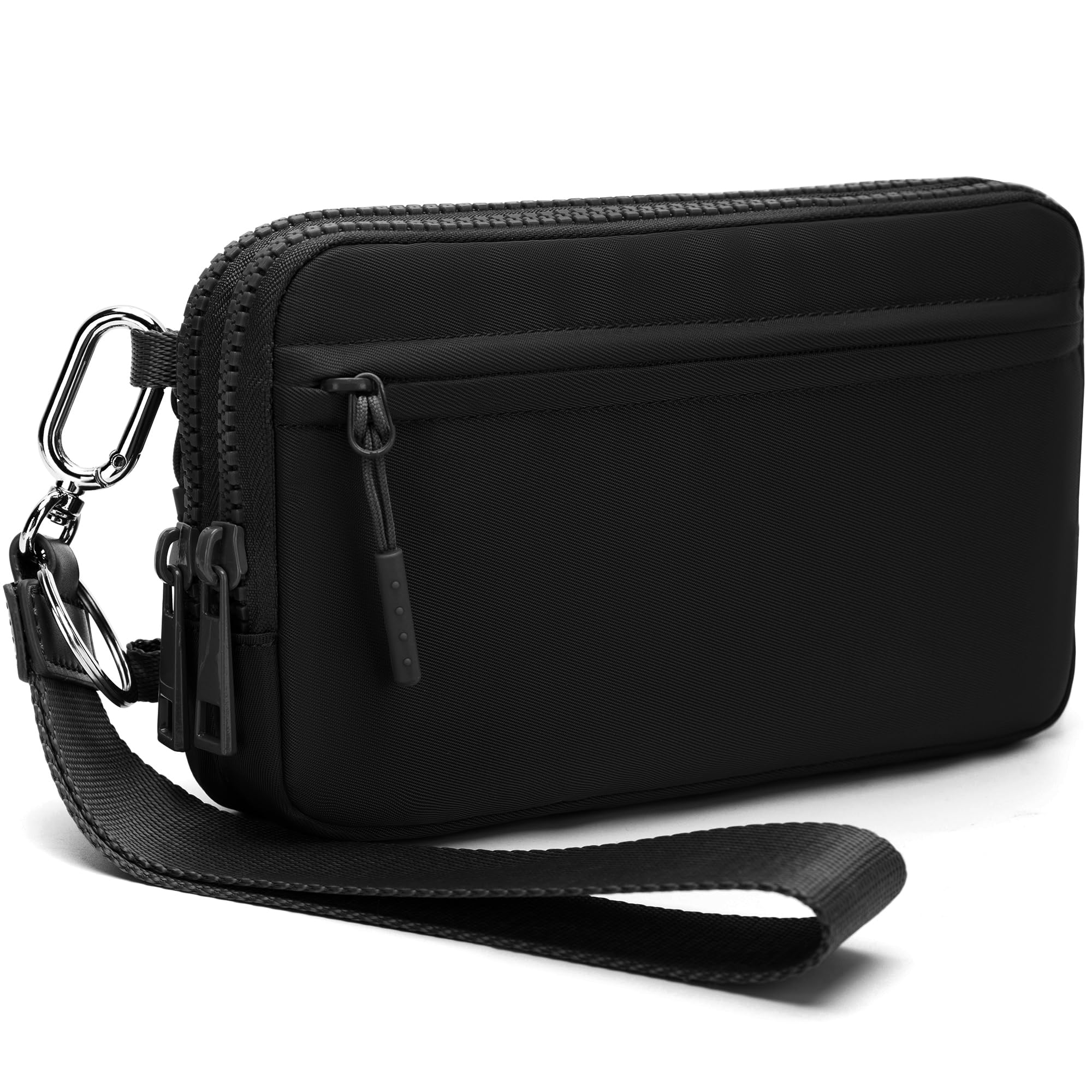 FODOKO Women’s RFID Wristlet & Crossbody Wallet, 4-Zipper
