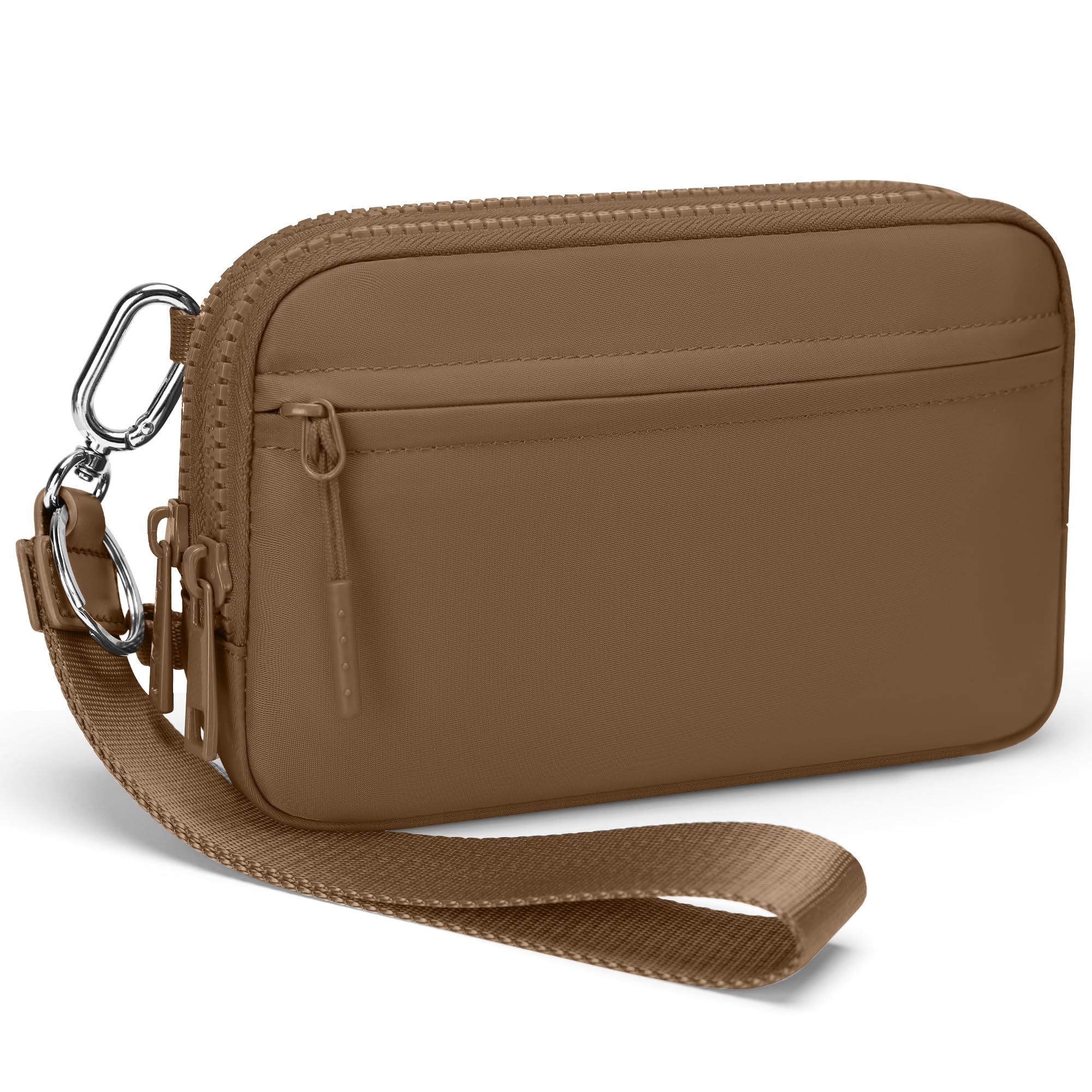FODOKO Women’s RFID Wristlet & Crossbody Wallet, 4-Zipper