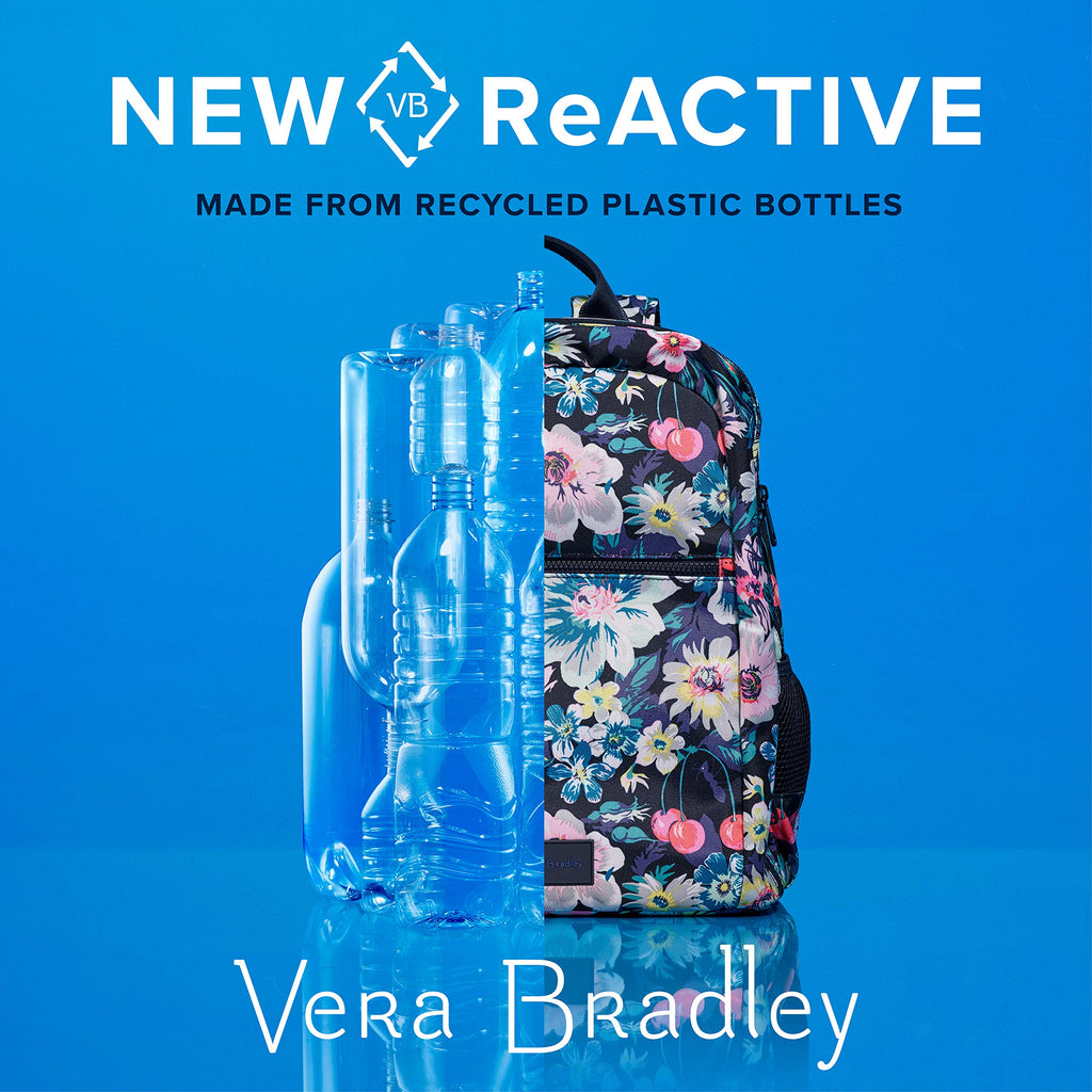 Vera Bradley Women's Recycled Lighten Up Reactive Mini Sling Backpack Bookbag